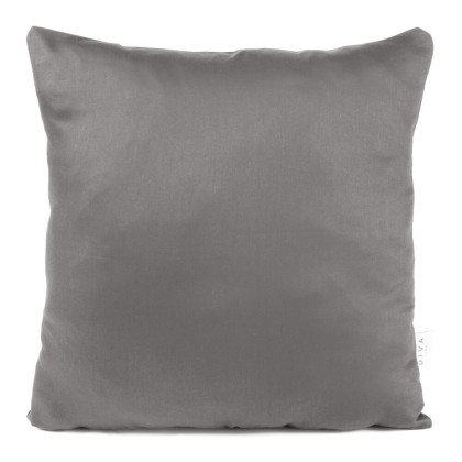 Jednofarebná obliečka na vankúš NOVA 40x40 cm z bavlneného saténu - sivá